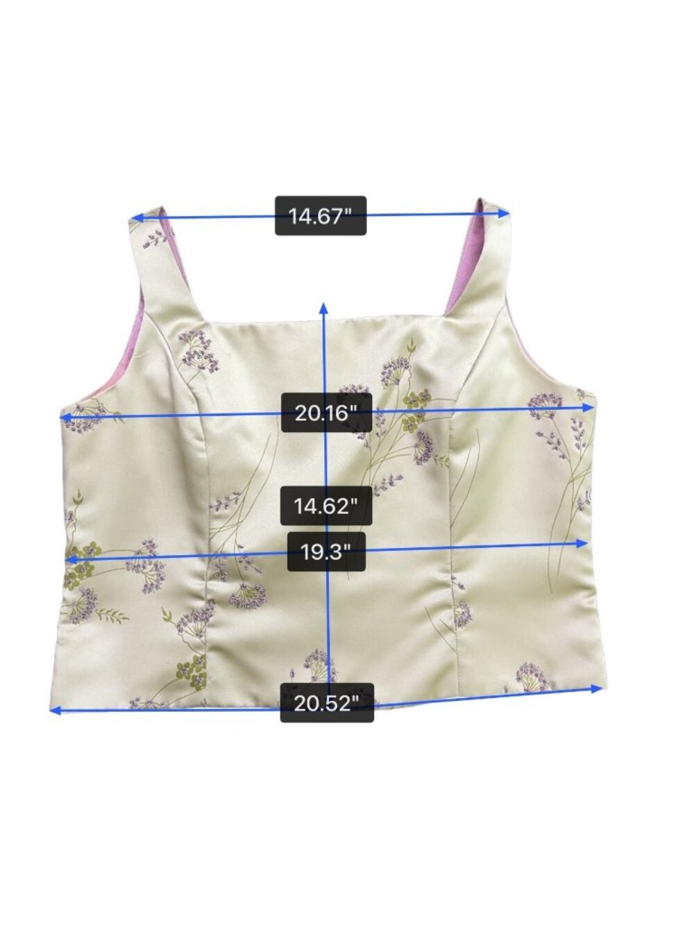 Jwffrey & Dara Womens Cream Satin Floral Jacket & Sleeveless Top Set Size 16 - Picture 9 of 9